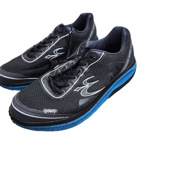 Gravity Defyer Men\'s Might Walk Lace-Up Athletic Shoes - Black Blue - Size 15 main image 4
